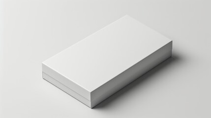 White Box Sitting on Top of Table