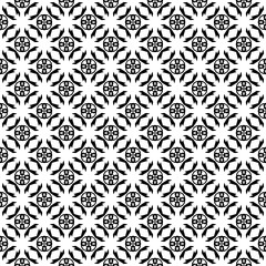 Obraz premium Black seamless abstract pattern. Overlay for background and backdrop. Ornamental design. PNG graphic illustration with transparent background.