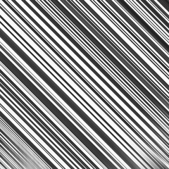 Fototapeta premium Black and white striped abstract background overlay. Motion effect. PNG graphic illustration with transparent background.