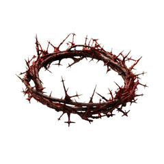 Obraz premium Crown of thorns isolated on transparent background