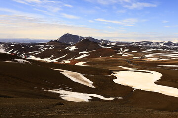 Viewpoint in the Krafla Volcanic System, Iceland