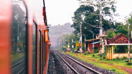 train on the railway