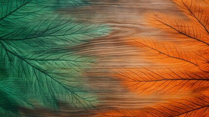 Obraz premium seamless background picture with leaf pattern, leaves, trees, tree branches