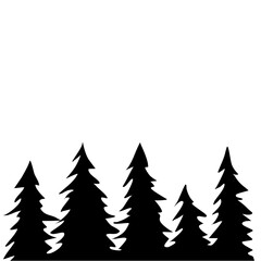 Fir Tree Silhouette 