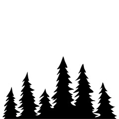 Fir Tree Silhouette 