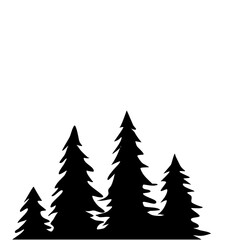 Fir Tree Silhouette 