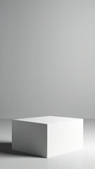 3d rendering podium platform. generative, AI.
