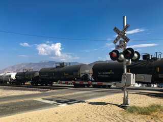 train on the rails