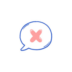 svg conversation education doodle element set