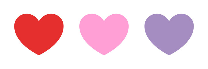 Heart Background, Heart Vector Set, Valentine's Day Hearts, Valentine's Day Icon, Heart Icon, Vector Illustration Background