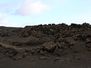 Reykjanesfólkvangur is a nature preserve in Iceland with lava formations, crater lakes, bird...