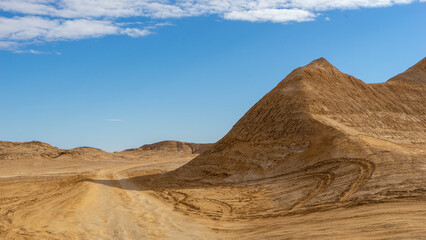 sand dunes in the desert