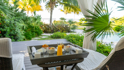 Breakfast in the garden