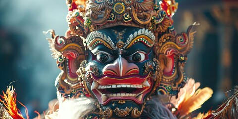 A close-up photograph of a person wearing a mask. This image can be used to represent anonymity, protection, or safety precautions