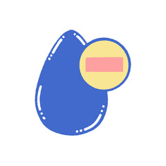 svg donate blood doodle element set