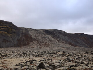 Reykjanesfólkvangur is a nature preserve in Iceland with lava formations, crater lakes, bird cliffs and bubbling geothermic fields