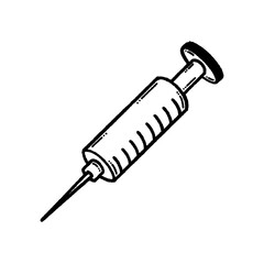 svg donate blood doodle element set