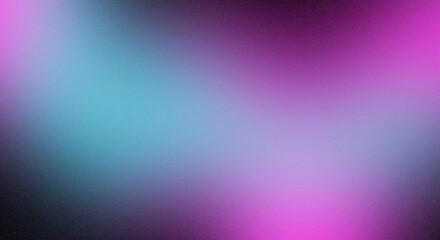 Blue purple pink abstract color black background grainy texture banner website header design.