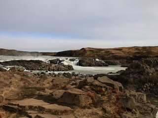 Urriĭafoss is a waterfall in Iceland located in the south of the country, on the course of the Þjórsá.