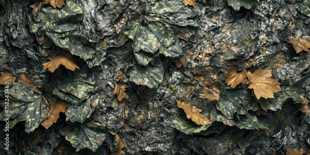 Poster a detailed view of a tree with lush green leaves. perfect for nature enthusiasts and environmental t
