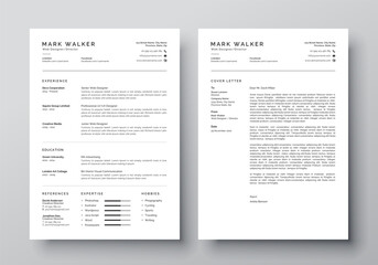 Modern Clean Resume Cv Template