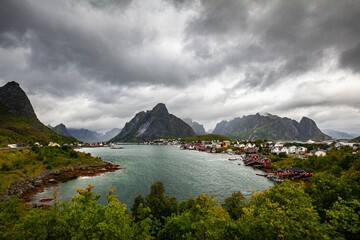 Lofoten aerial view