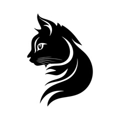 Vector graphic illustration of angry cat in esport logo style. Perfect for app logo or product logo
