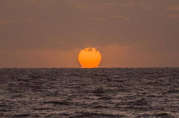 Beautiful sunset at Ramirez beach in Montevideo, Uruguay - 718250206