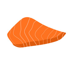 Salmon Sashimi vektor Illustration 