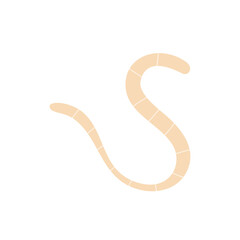 Worm parasites Illustration 