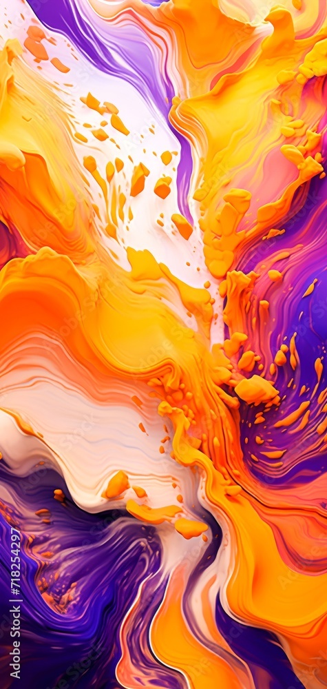 Poster 3d abstract background fluid dynamics