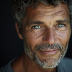 Obraz premium close up portrait of a happy man