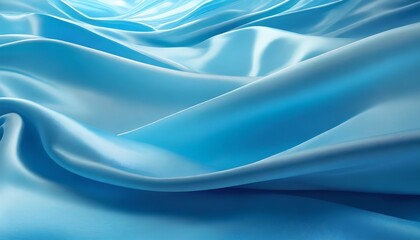 floating blue fabric