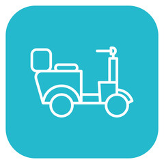 Delivery Scooter Icon of Shopping Friday iconset.