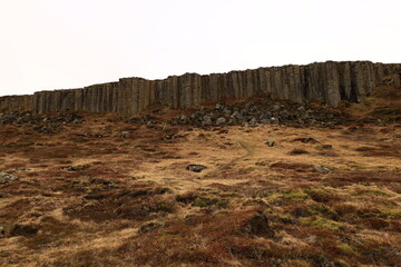 Gerðuberg  is a cliff of dolerite, a coarse-grained basalt rock, located on western peninsula...