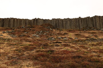 Gerðuberg  is a cliff of dolerite, a coarse-grained basalt rock, located on western peninsula...