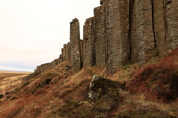 Gerðuberg  is a cliff of dolerite, a coarse-grained basalt rock, located on western peninsula...