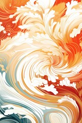 Organic patterns, Coral reefs patterns, white and gold, vector image