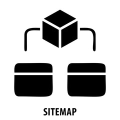 Sitemap, site structure, web navigation, hierarchy, flowchart, website planning, diagram, organization, structure, flow, information architecture, site map, navigation chart, blueprint, plan - obrazy, fototapety, plakaty