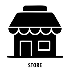 Store, shop, retail, commerce, business, storefront, Store icon, shopping, store front, retail outlet, market, trade, selling, consumerism, merchandise