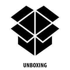 Unboxing, unpacking, reveal, opening, surprise, product reveal, Unboxing icon, first look, unpack, unveiling, opening ceremony, new product, packaging, discovery, excitement
