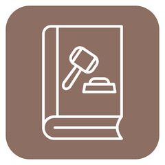Law Book Icon of Crime and Law iconset.