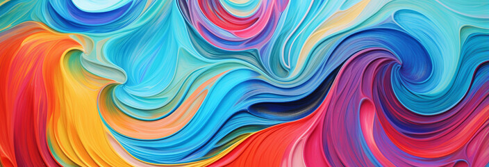 Obraz premium abstract background with colorful paint texture