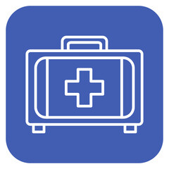 Obraz premium First Aid Kit Icon of Medicine iconset.