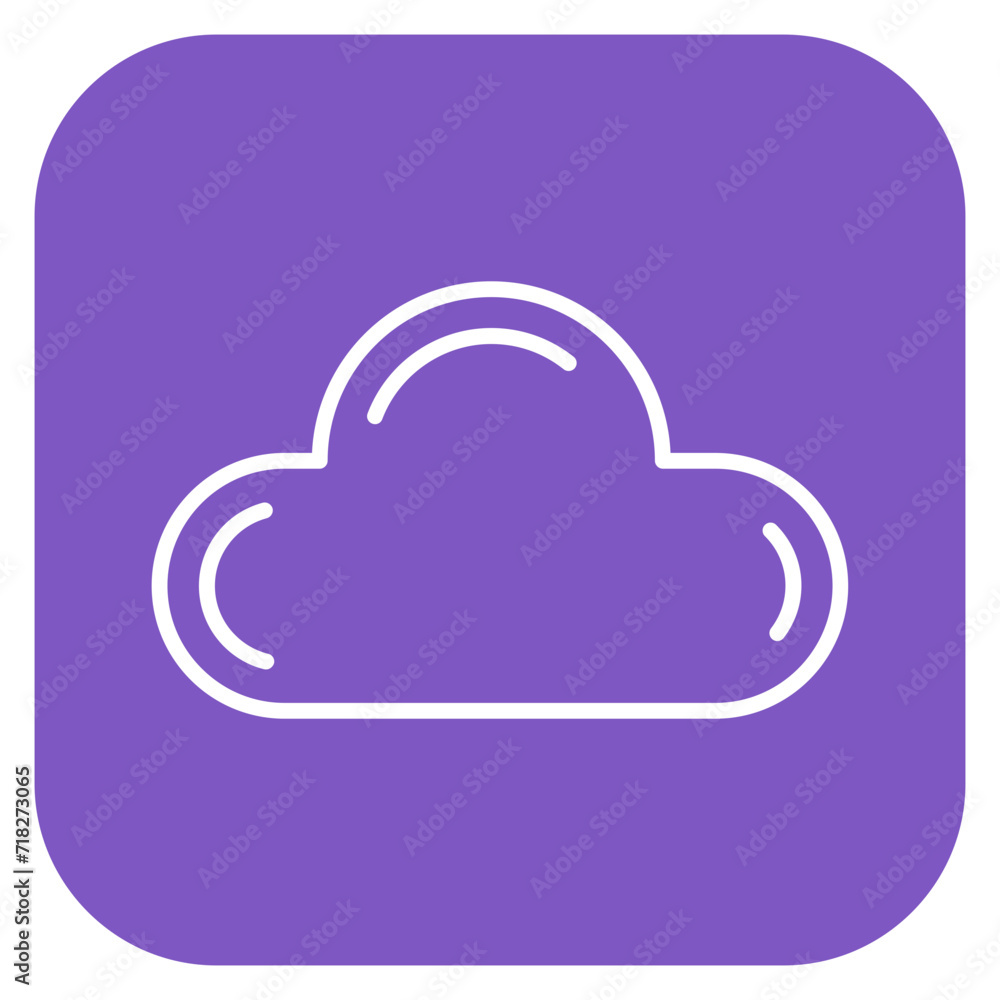 Canvas Prints cloud icon of learning iconset.