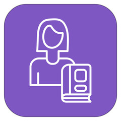 Female Teacher Icon of Learning iconset.