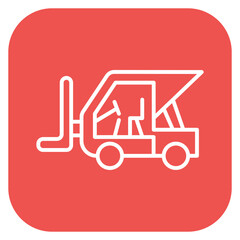Forklift Icon of Construction Tools iconset.