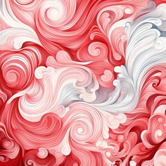 Fototapeta na wymiar Coral reefs patterns, white and ruby