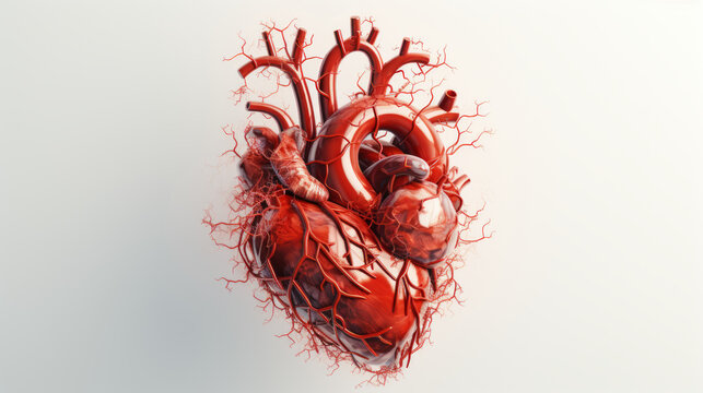 Logo of a red human heart