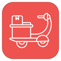 Motorbike Delivery Icon of Delivery and Logistics iconset.